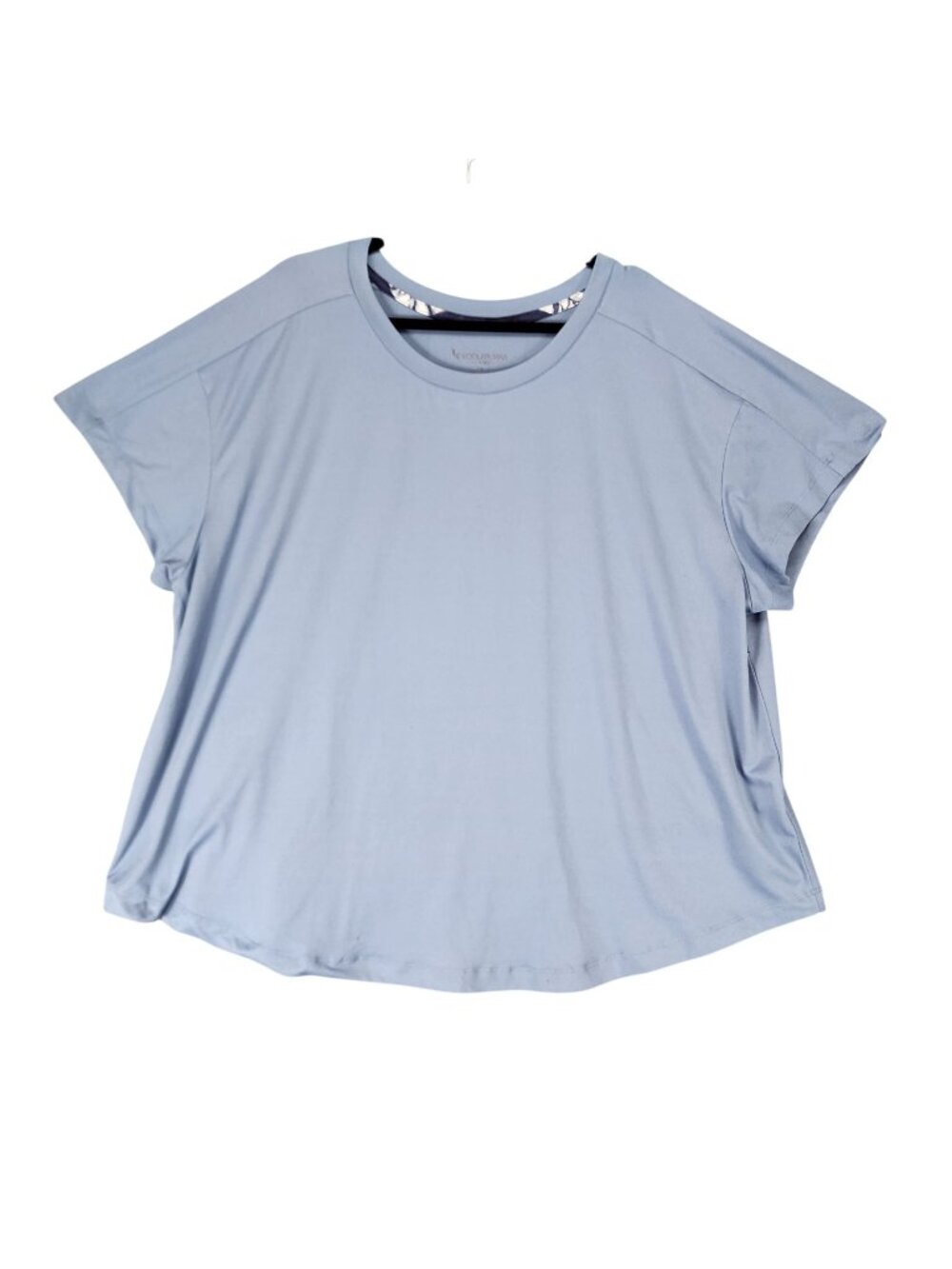 UGG Top Womens 3X Koolaburra Blue Short Sleeve  *Read*